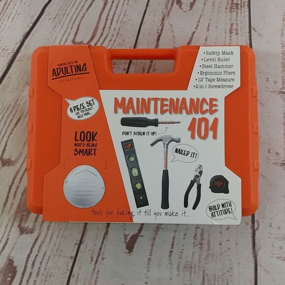 Maintenance 101 6 Piece Tool Set Orange Case - Picture 1 of 3